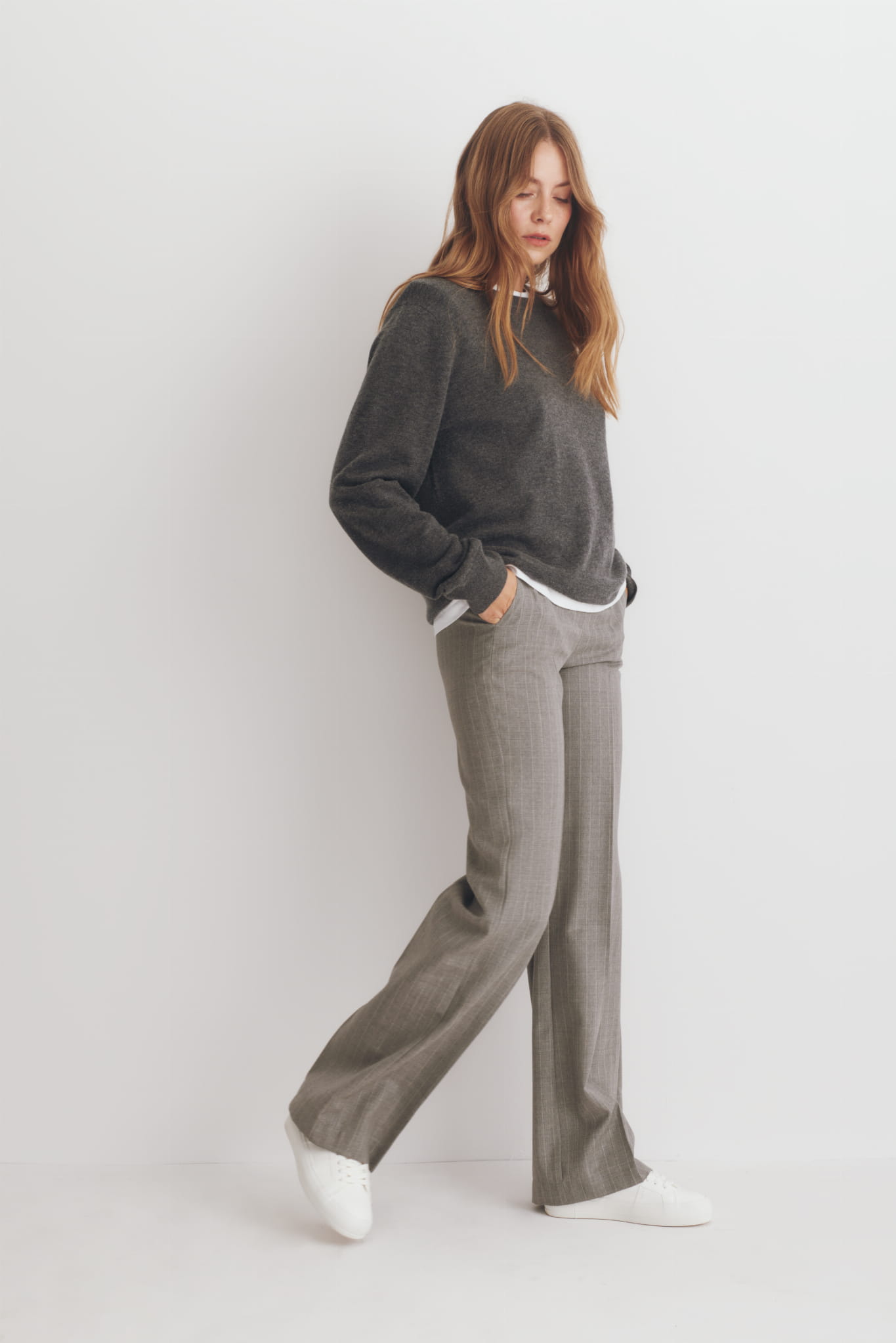 wełniane damskie spodnie